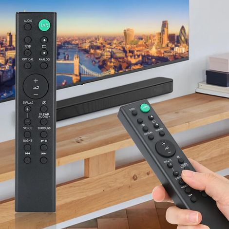 El RMT-AH103U es compatible con los mandos a distancia de las barras de sonido Sony. (1/5)