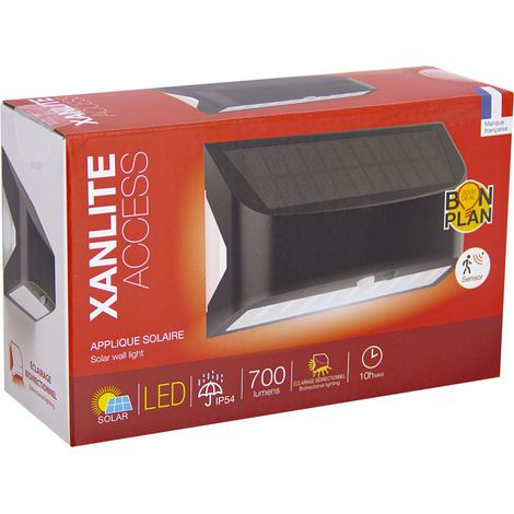 Xanlite  Aplique solar led con sensor Apsar 700 Lm