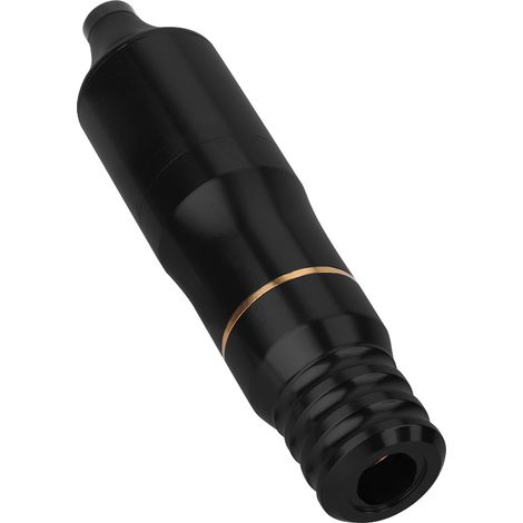 Machine à tatouer stylo rotatif en alliage de 11,5 x 2,8 cm avec moteur silencieux pour tatoueurs (noir) (1/5)