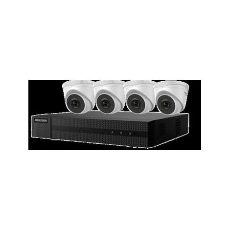 POE-KIT 4MP 4 TURRET-KAMERAS HWI-T40H NVR 8 KANÄLE HDD 1TB 8 POE-KANÄLE MAX. (1/2)