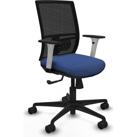 Chaise de bureau piqueras y crespo Yunquera noir bois mousse (1/2)