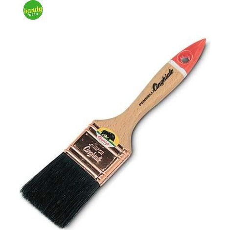 Pennellessa Cinghiale con manico di legno 80mm nera