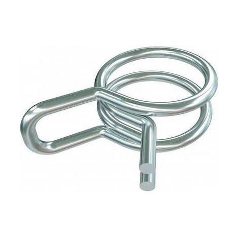 25 PZ FASCETTA DI TENUTA P/TUBO TRASPARENTE Misura: Diam. 6 mm
