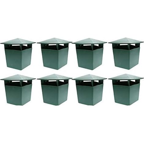 8 stuks bierslakkenvallen milieuvriendelijk slakken te vangen, slakkenvanger, veilig voor kinderen en huisdieren, groen (1/5)