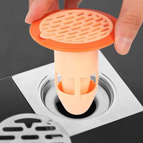 TrAdE Shop Traesio - Set 5pz Nucleo Scarico A Pavimento Antiodore Silicone Per Bagno Cucina Lavatrice - (1/5)