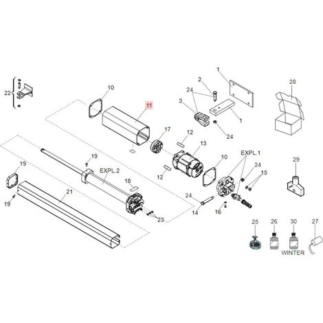 faac ricambio serbatoio x 402 7450005 (1/3)