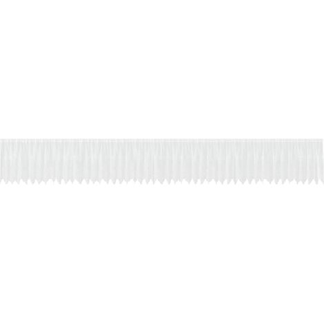 Rideaux avec des rideaux Blanc 500x100cm Polyester CFW75091 (1/5)