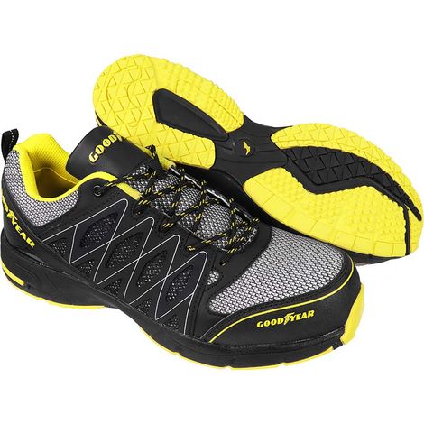 GoodyearGYSHU1502 - Scarpe da tennis di sicurezza uomo, nero (black/yellow), 43 (1/2)