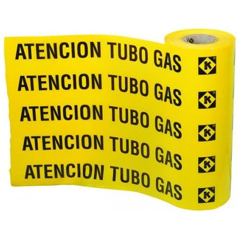 BANDA SEÃ‘ALIZACION DE GAS 250MX50CM - KARPA