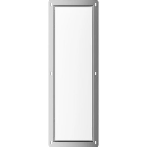 Balneo Armoire encastrée pour brosse WC gauche verre blanc 68,2×23,2×15 cm (1/5)