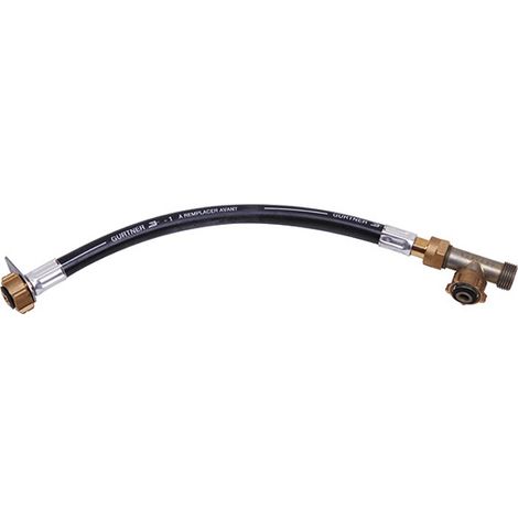 Lyre Butane/Propane 35 cm coupleur de bouteille - date de péremption 5 ans - Gurtner