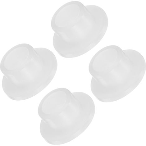 4pcs Douille À Collerette 10.1mm x 14mm x 10mm Blanc (1/5)