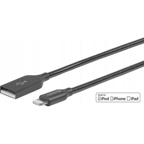eSTUFF Cavo di illuminazione 1,5 m Acciaio