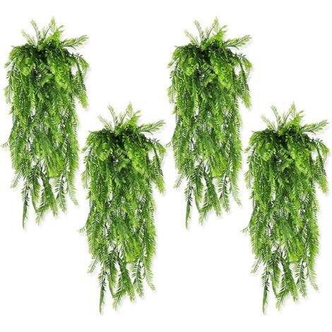 8Pcs Plante Artificielle Tombante Fougère Artificielle Plantes Artificielles Suspendues Fausse Plante Verte Tombante Suspendue Fougère Plante Artificielle Décor Intérieur Extérieur Arche Jardin (1/5)
