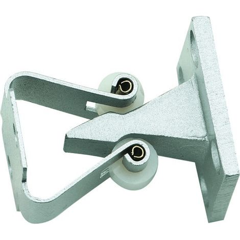KWS 1066 Türfeststeller mit Kloben zum Anschrauben Aluminium/Stahl silberfarbig (1/2)