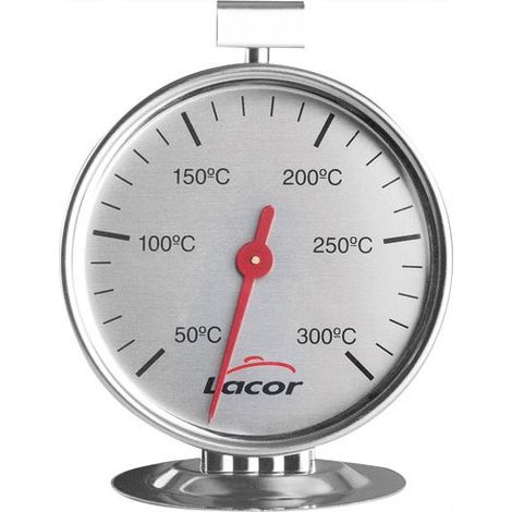 Thermomètre de four analogique LACOR Sphera INOX 50 à 300 °C cadran (1/2)