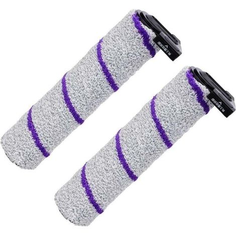 Rotolo spazzola di ricambio compatibile con l'aspirapolvere per liquidi e solidi NARWAL S10 XU, XU, con 2 accessori in microfibra riutilizzabili e lavabili --Crezuo-Crezuo