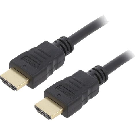 Cable HDMI 2.0 male des deux cotes 1.8m noir