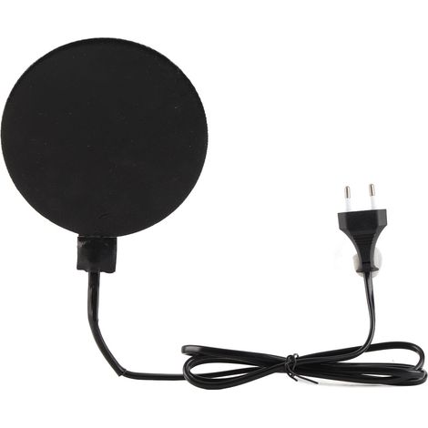 Abreuvoir chauffant pour volailles, tapis chauffant 20 W, protection antigel, base chauffante en silicone facile à nettoyer pour canards, oies et pigeons. (1/5)
