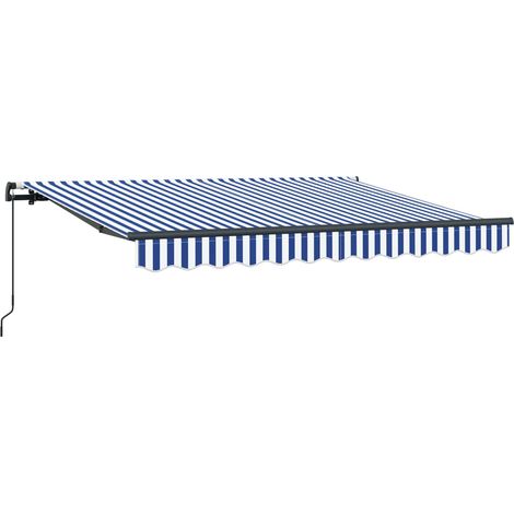 Maison Exclusive - Tenda Retrattile Blu 250 x 200 cm Tessuto