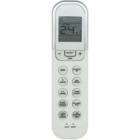 DTEKGAZ - Kompatible Fernbedienung für Klimaanlagen, 1 Stück - Midea RG36F/BGEF RG36F2/BGEF RG36F4/BGEF