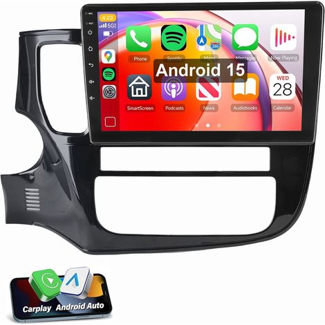 Pour Mitsubishi Outlander 2012-2018 Carplay Autoradio BT GPS Android 15 2+32G (1/5)