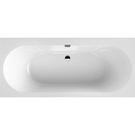 Villeroy & Boch Oberon 2.0 - Badewanne 180x80x47 cm, Quaryl, Weiß UBQ180OBR2DV-01