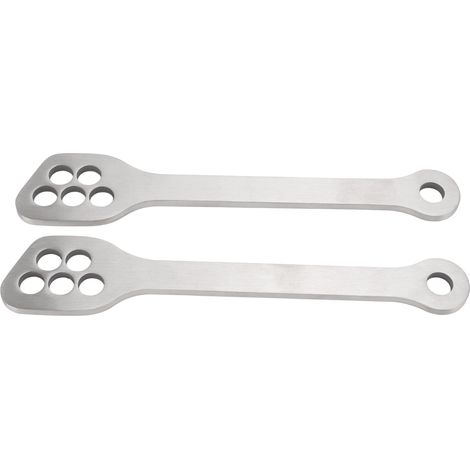 1 paire de kits de biellettes d'abaissement arrière en acier inoxydable, accessoires moto, compatibles avec Z 250 300 750 800 1000 (1/5)
