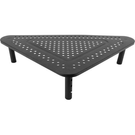Support d'écran pour ordinateur de bureau et ordinateur portable tablette de coin métallique (1/5)