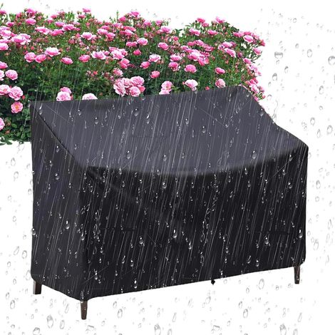 Klavierbankabdeckung mit UV- und Windschutz und Kordelzug Schutzhülle für Gartenbank/Sofa, geeignet für Garten, Rasen, Hinterhof, Balkon, Veranda, Park und Sommer-Außenbereich (1/5)
