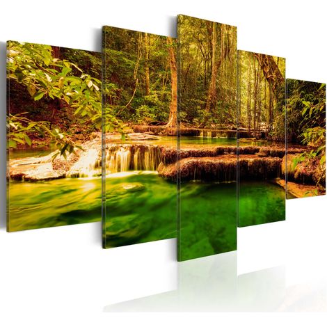 Quadro - La bellezza della natura - Cascata - 100x50 (1/4)
