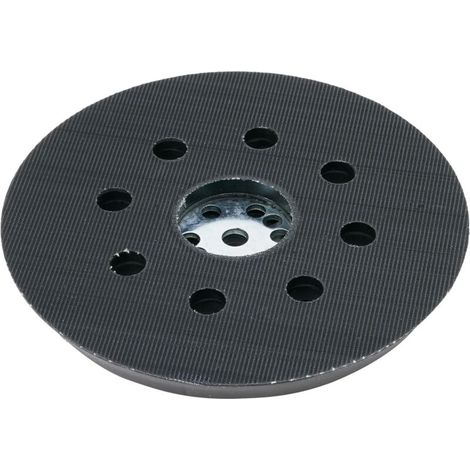 Plateau De Ponçage Mi Dur Pour Peinture Et Mastic Ø 125 Mm 8 Trous Accessoires Ponceuse Excentrique (1/4)