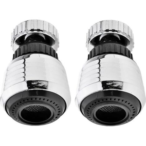 Aérateur de robinet rotatif à 360 degrés, pulvérisateur de luxe économe en eau, aérateur économe en eau, filtre à pression pour robinet, accessoires de cuisine (360 degrés, 2) (1/5)