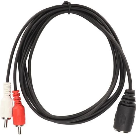 Câble adaptateur - TBEST - DIN 5 broches femelle vers 2 mâles - 1,5 m - Blindage OFC - Amélioration du signal (1/4)