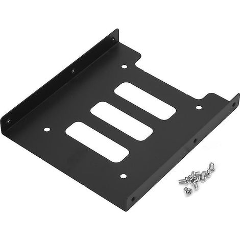 Adaptateur métallique pour disque dur SSD 2,5" vers 3,5", support de montage, station d'accueil pour PC