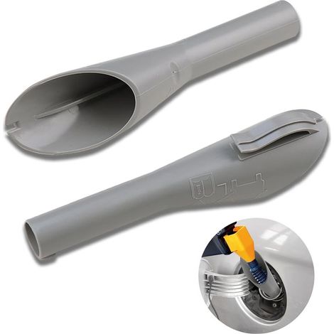 2Pcs Fuel Funnel for Ford Kit, Emergency Diesel Fuel Filler Funnel Grey Funnel Car Fuel Funnel Without Cap for Ford 1782177, 1833948 (1/5)