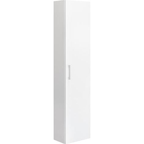 meuble haut série MAA 1 porte blanc brillant, ouverture à droite lxHxP 350x1500x208mm (1/2)