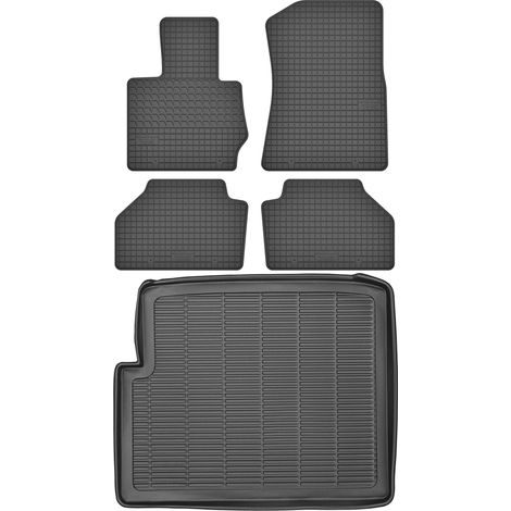 Baule MAX-MAT 910217 + Tappetini MOTOHOBBY 181208 - BMW X3 F25 SUV dal 2010-2017. SENZA FERMI. (1/5)