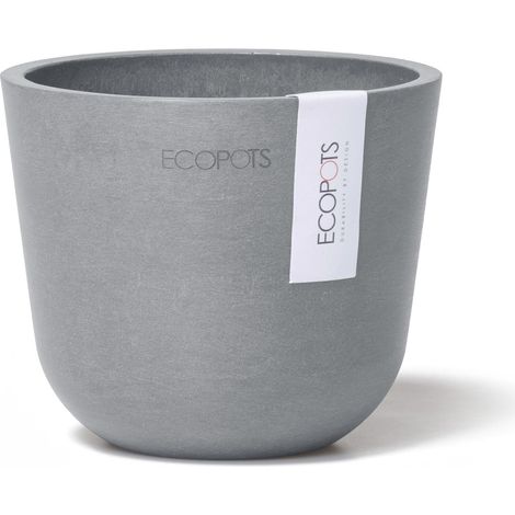 Ecopots Oslo Mini 11,5 Blumentopf - L 11,4 cm x H 9,5 cm - Innen- und Außenbereich