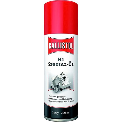 OLIO LUBRIFICANTE ALIMENTARE 'H1' ml 200- 6 pezzi - BALLISTOL