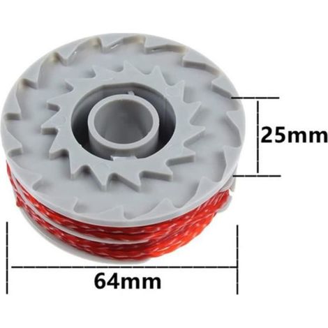 Bobine De Fil - FLY021 - Pour Coupe-Bordure Débroussailleuse Contour 500 XT Power Trim 500 XT Mini Trim Contour XT - 1 Pièce (1/4)