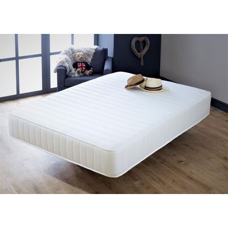 Starlight Beds Achernar 2322 Spring Memory Fibre Straight Line Micro Quilted Castellated Mattress, 3ft Single (1/3)