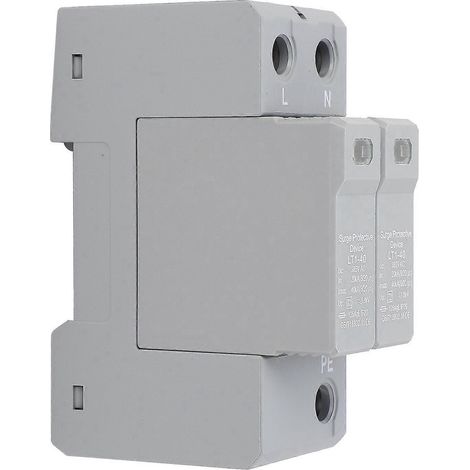 Überspannungsschutzgerät AC 385V 2P 40KA Niederspannung 35mm DIN-Schienenmontageschutz LT1‑40
