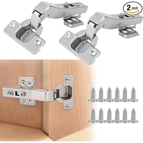 Charnière d’angle 45° pour meuble, lot de 4 HBL’ (1/5)