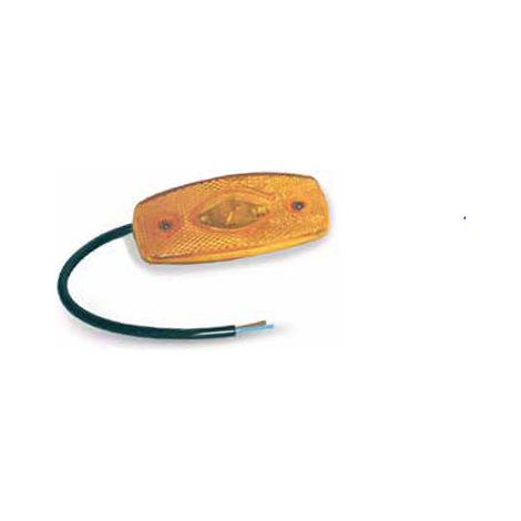 Feu de position orange LED + CABLE PLAT 500 mm (1/2)