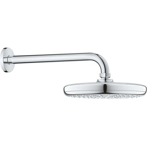 Grohe Tempesta - Soffione doccia 210, getto singolo, braccio doccia 29 cm, cromata 26412000 (1/3)