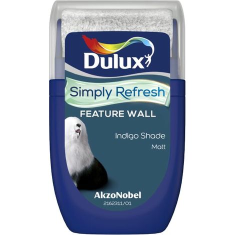 Dulux Simply Refresh Feature Wall Tester Pot - 30ml - Indigo Shade