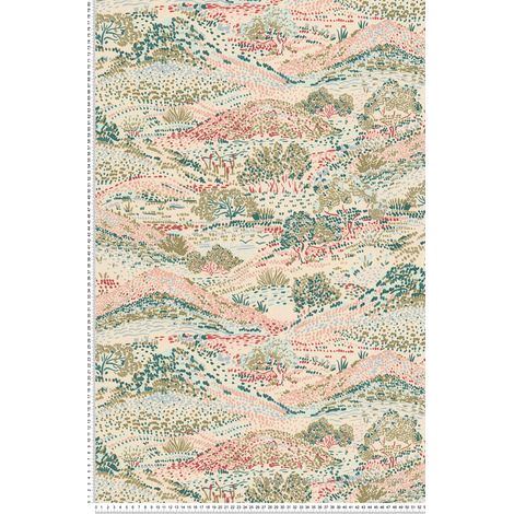 Papier peint Nature Multicolore Séjours & Chambres Lutèce (1/2)