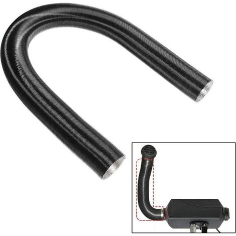 Tubo de 75 mm para conductos de aire caliente y frío para calefactores diésel Dometic Webasto. (1/5)