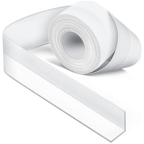 AMXCNOY Weißes Silikon-Dichtmittel für Badezimmer, Badewannen und Ecken, wasserdichtes Klebeband, schimmelresistent und wasserdicht, weiches Klebeband, geeignet für Küche, WC und Ecken (1/4)